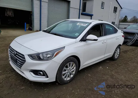 2021 Hyundai Accent Se from USA, damaged, VIN 3KPC24A66ME141184
